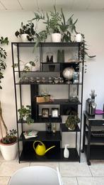 Zwart metalen wandkast te koop., Huis en Inrichting, Ophalen, Gebruikt