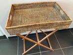 Geweven bijzettafel, Huis en Inrichting, Ophalen, Gebruikt