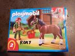Playmobil - Shire paard met paardenbox 5108, Ophalen of Verzenden, Zo goed als nieuw, Complete set