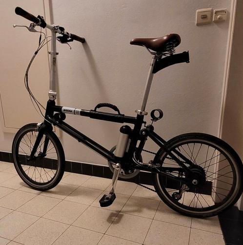 Ahooga elektrische en opvouwbare fiets, Fietsen en Brommers, Fietsen | Vouwfietsen, Zo goed als nieuw, Overige merken, Totaal opvouwbaar