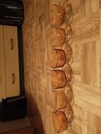 6 dessert glazen op voetstuk kleur oranje doorgeven, Verzamelen, Ophalen