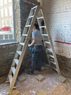 aluminium ladder 9 tredes, Doe-het-zelf en Bouw, Ladders en Trappen, Ophalen, Ladder