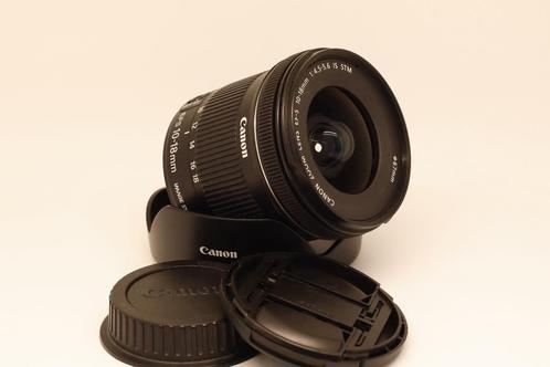 Canon Ef-s 10-18mm 1:4.5-5.6 is stm, Audio, Tv en Foto, Foto | Lenzen en Objectieven, Zo goed als nieuw, Groothoeklens, Ophalen of Verzenden