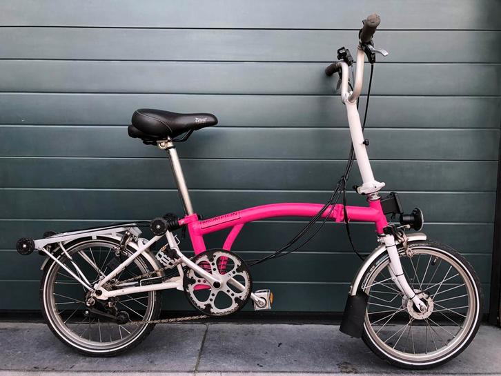 Brompton vouwfiets C-line 4 speed, Fietsen en Brommers, Fietsen | Vouwfietsen, Gebruikt, Brompton, Totaal opvouwbaar, Versnellingen