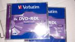 2 DVD+R double couche Verbatim, Ophalen of Verzenden, Nieuw, Dvd, Dubbellaags