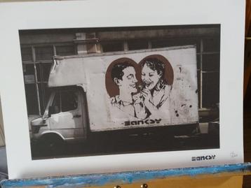Litho banksy beschikbaar voor biedingen