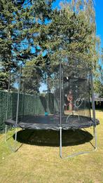 Grande trampoline avec filet de sécurité + cible, Ophalen, Nieuw