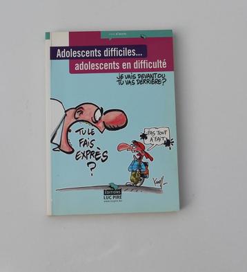 Livre : Adolescents difficiles ...adolescents en difficulté beschikbaar voor biedingen