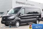 Ford Transit 350 2.0TDCI 130pk L3H2 Trend | Sync4 12" | Carp, Zwart, Bedrijf, Ford, Onderhoudsboekje