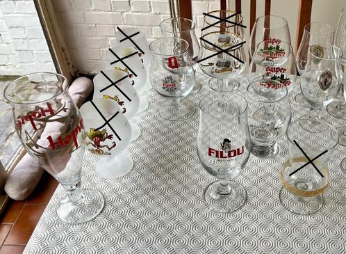 Verres à bière, parfait état, Verzamelen, Glas en Drinkglazen, Zo goed als nieuw, Bierglas, Ophalen of Verzenden