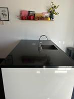 Witte Hoogglans Eilandkeuken –Stijlvol &CompleetGEDEMONTEERD, Huis en Inrichting, Keuken | Complete keukens, Wit, Ophalen of Verzenden