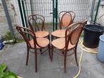 Set van 4 gestempelde Thonet-Kohn stoelen, Ophalen