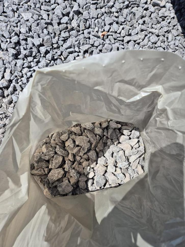 Siergrind Ardenner breuksteen, formaat 20/32, zakken v 20kg, Tuin en Terras, Grind, Keien en Split, Gebruikt, Grind, Grijs, Kalksteen