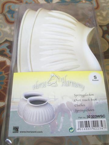 White Bell Boots Small Horse Harmony Neufs dans leur boîte disponible aux enchères