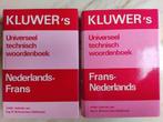 Kluwer Universeel technische woordenboeken FR - NL & NL - FR, Ophalen of Verzenden, Zo goed als nieuw