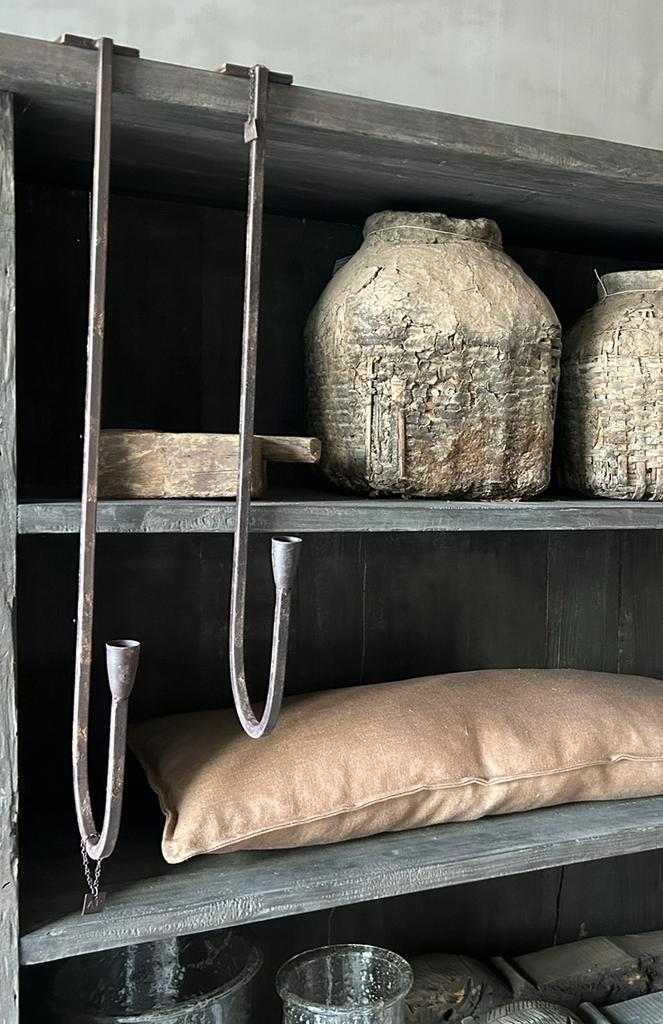 Hangkandelaar Aura Peeperkorn, Huis en Inrichting, Woonaccessoires | Kandelaars en Kaarsen, Zo goed als nieuw, Kandelaar, Metaal