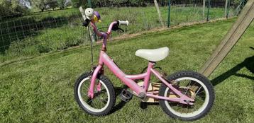 Kinderfiets met steunwielen, Fietsen en Brommers, Ophalen of Verzenden, Gebruikt