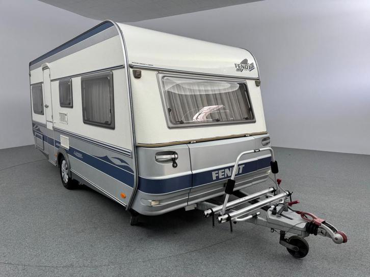 Fendt Saphir 490 TF Mover Fietsendrager Voortent, Caravans en Kamperen, Caravans, tot en met 2, Rondzit, Fendt, Vast bed, 4 tot 5 meter
