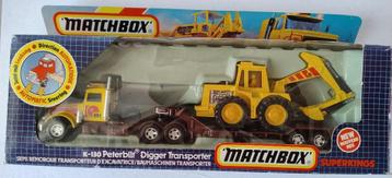 Matchbox - Superkings K-130 Peterbilt Digger Transporter beschikbaar voor biedingen