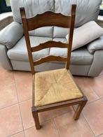 6 stoelen van stro eikenhout, Ophalen