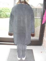 zwarte echte daine jas, Kleding | Dames, Ophalen, Zo goed als nieuw, Maat 42/44 (L)