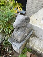 Bijzondere arduin rammen, dieren in blauwe steen set van 2, Ophalen, Gebruikt