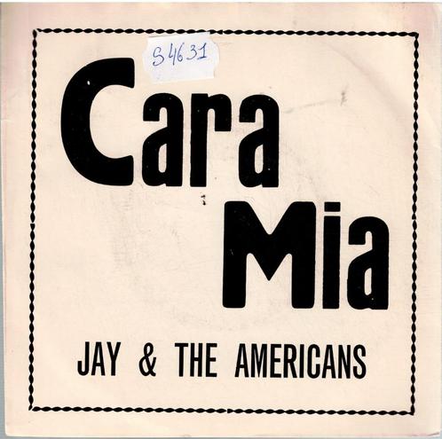 Vinyl, 7"   /   Jay And The Americans* – Cara Mia / Let's L, CD & DVD, Vinyles | Autres Vinyles, Autres formats, Enlèvement ou Envoi