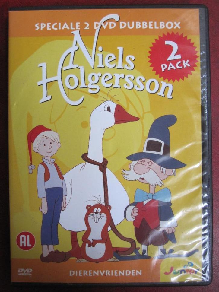 Niels Holgersson - Dierenvrienden (1980) 2 disc, Cd's en Dvd's, Dvd's | Tekenfilms en Animatie, Zo goed als nieuw, Amerikaans