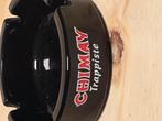 Chimay asbak van zwart glas, Ophalen of Verzenden