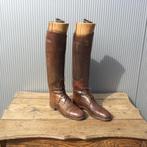 Antieke lederen rijlaarzen met mal, Antiek en Kunst, Ophalen of Verzenden