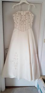 Trouwkleed, Kleding | Dames, Trouwkleding en Trouwaccessoires, Ophalen, Zo goed als nieuw, Beige, Trouwjurk