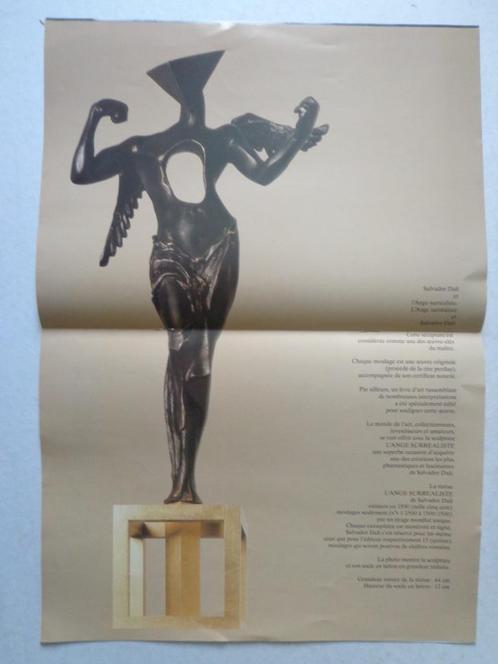 documentation Salvador Dali L'ange Surréaliste de 1985, Livres, Art & Culture | Arts plastiques, Utilisé, Sculpture, Enlèvement ou Envoi