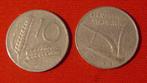 10 lire van 1956, Ophalen of Verzenden, Italië, Losse munt