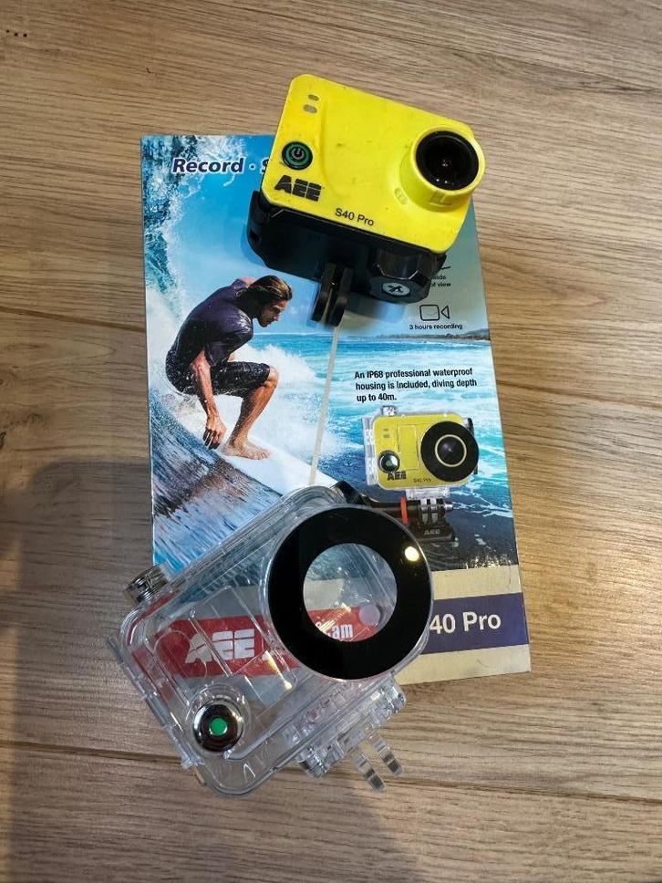 AEE S40 pro digitale camera, Audio, Tv en Foto, Videocamera's Digitaal, Gebruikt, Camera, Full HD, Ophalen of Verzenden