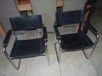 2 moderne stoelen, Gebruikt, Twee, Zwart, Ophalen of Verzenden