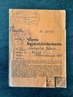 Originele Vierde Reichskleiderkarte – 1944, Ophalen of Verzenden, Overige soorten, Overige typen