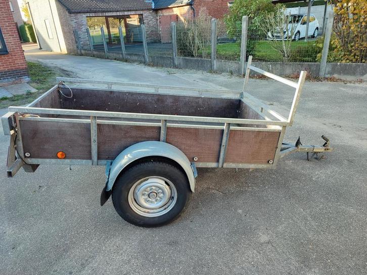Aanhangwagen 2,00x1,00m Louben 750 kg, Auto diversen, Aanhangers en Bagagewagens, Ophalen