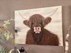 Handbeschilderd Schilderij Schotse Hooglander ByJ&S, Ophalen