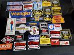 Lot 32 stuks vintage stickers Jeansmerken, Ophalen of Verzenden, Zo goed als nieuw
