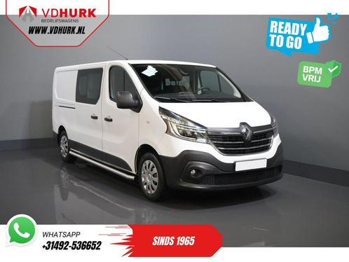 Renault Trafic 2.0 dCi 120 pk L2 DC Dubbel Cabine BPM VRIJ!, Auto's, Bestelwagens en Lichte vracht, Bedrijf, ABS, Centrale vergrendeling