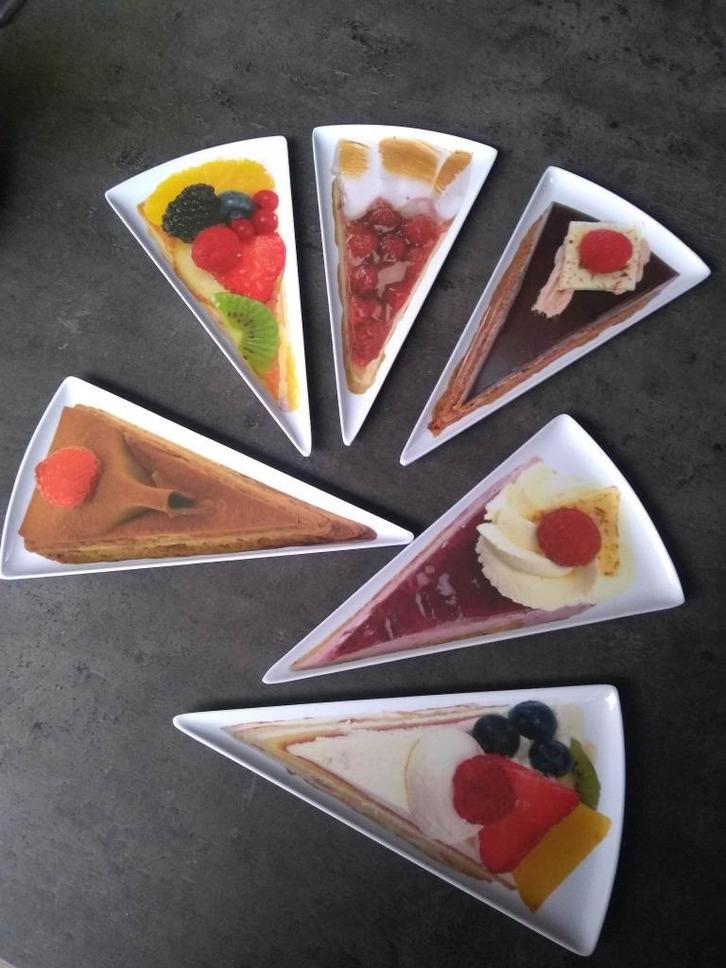bordjes in taartvorm, Maison & Meubles, Cuisine | Vaisselle, Enlèvement ou Envoi