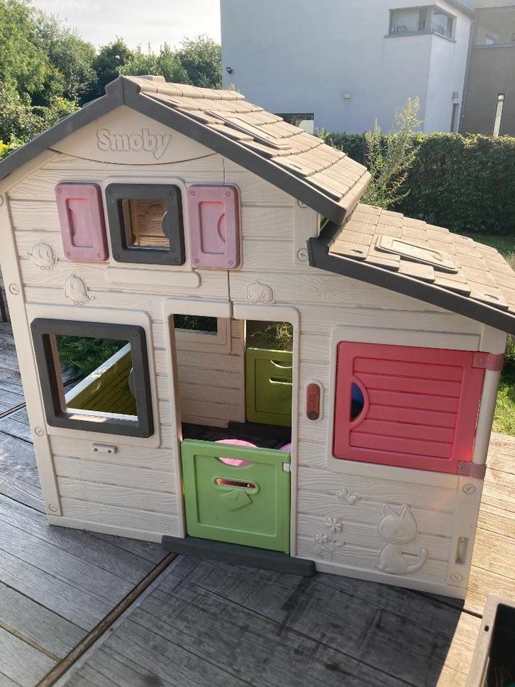 Maison Smoby, Kinderen en Baby's, Speelgoed | Buiten | Speelhuisjes, Gebruikt, Ophalen