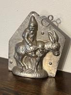 Moule à chocolat ancien Père Noël sur un âne, Enlèvement