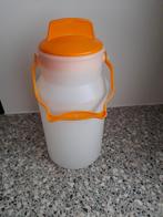 Plastiek melkkan, Ophalen