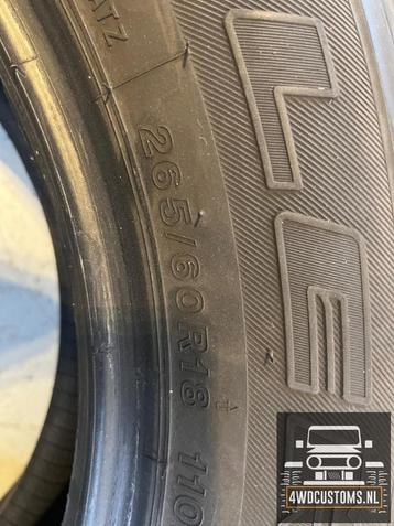 Banden bridstone dueller 265/60/R18  € 80 per band  beschikbaar voor biedingen