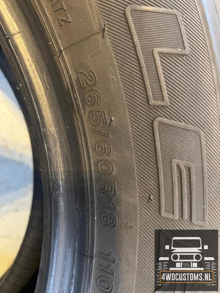 Banden bridstone dueller 265/60/R18  € 80 per band, Auto-onderdelen, Banden en Velgen, Banden en Velgen, Personenwagen, Gebruikt