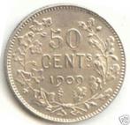 België: 50 cent 1909 FR (met punt) in FDC = morin 204, Verzenden, Zilver, Losse munt, Zilver