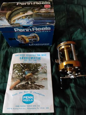 Penn levelmatic 940 met doos en boekje. beschikbaar voor biedingen