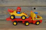 1-2-3 playmobiel racewagen op truck, Kinderen en Baby's, Speelgoed | Playmobil, Complete set, Ophalen of Verzenden, Zo goed als nieuw