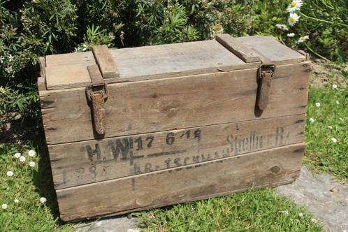 ② WW1 Caisse de 25 Stielhandgranaten allemande — Objets